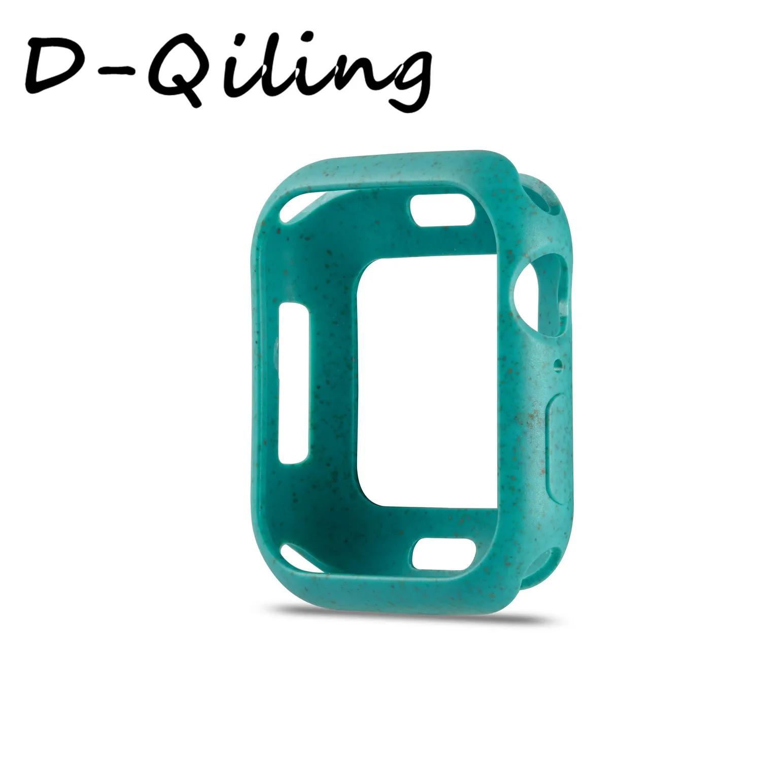 Tea green D-Qiling чехол для Apple Watch 4 5 3/2/1 40 мм 44 мгновенной проявки Macaroon чехол для наручных часов iWatch серии 4-5, 2, 3, ремешок 42 мм, 38 мм - Цвет: Tea green
