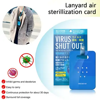 

Lanyard Sterilization Card Disinfection Sterilization Protection Card Home Cleaning Kitchen Outdoor Disinfectant Supplies
