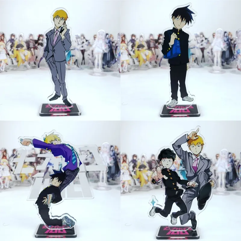 Japanese Anime Mob Psycho 100 reigen arataka Cosplay Acrylic Stand Figure Gift 