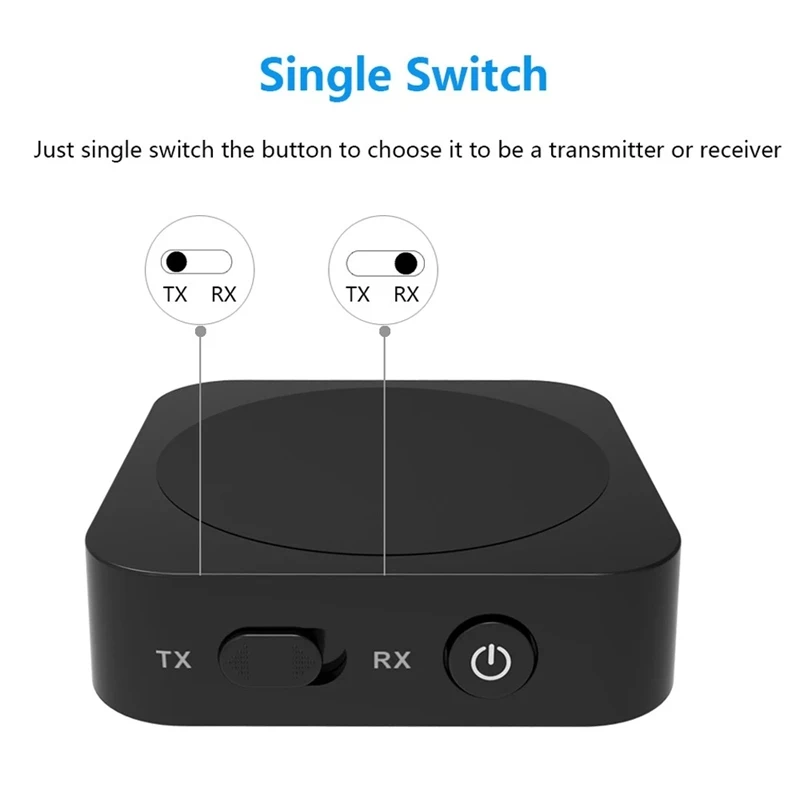 2 in 1 Bluetooth Transmitter Receiver Bluetooth o Adapter 3 5mm AUX APT X for TV Headphones Speaker