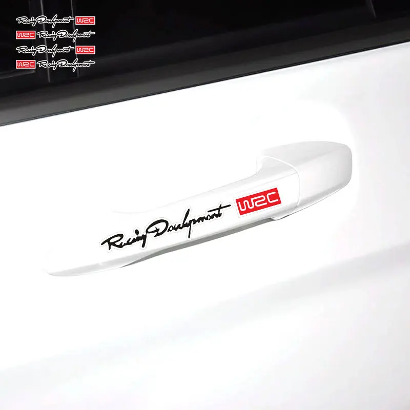 4 шт./лот стикер для автомобиля персонализированные наклейки WRC World Racing разработка