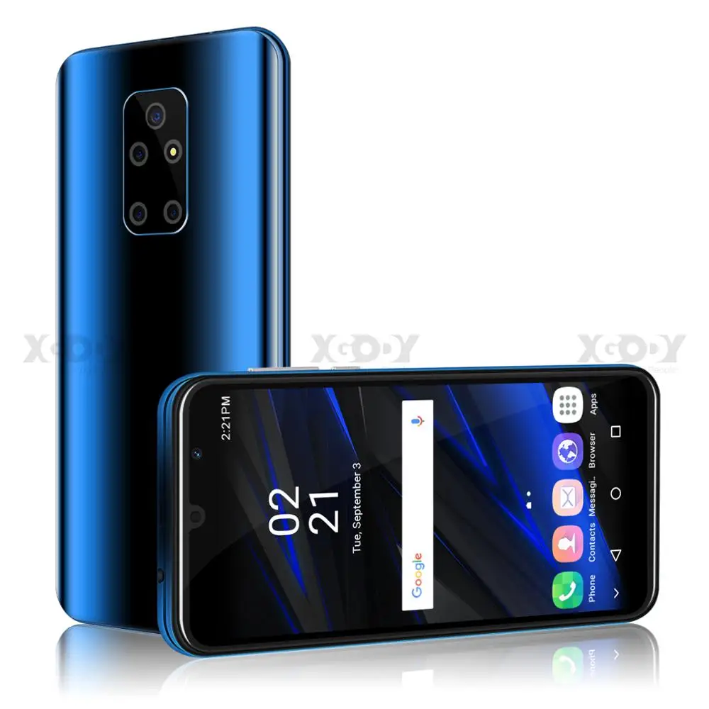 XGODY смартфон с 5 дюймовым дисплеем четырёхъядерным процессором MTK6580 ОЗУ 1 ГБ ПЗУ 4