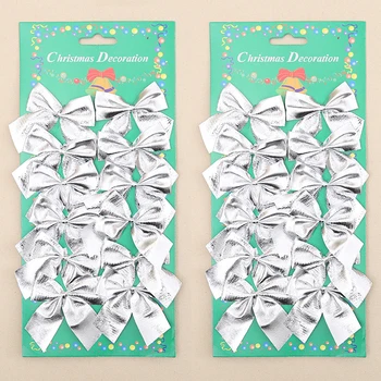 

Christmas Tree Canes Present Bows Tie Knot Home Party Decoration Ornament Gifts