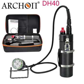 

ARCHON DH40 Canister Diving Spotlight CREE XM-L2 max 4000 lumen Underwater 200 meter waterproof Photography dive light