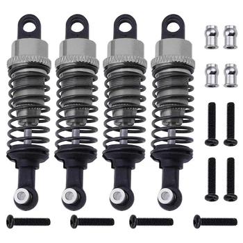 

FULL-4Pcs Aluminum Shock Absorber Assembled Damper Replacement A949-55 for WLtoys 1/18 RC Car A959 A979 K929 A959-B A969-B A979B