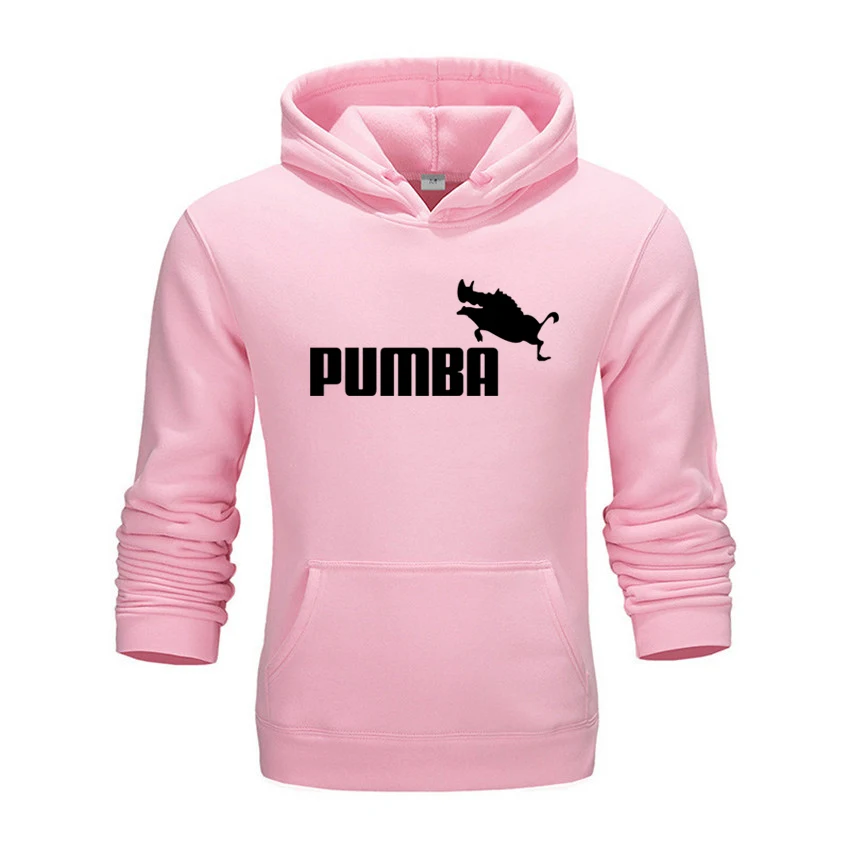 Новинка, Pumba, модные толстовки, Мужская плотная одежда, зимние толстовки, Мужская Уличная одежда в стиле хип-хоп, одноцветная флисовая толстовка с капюшоном, мужская одежда
