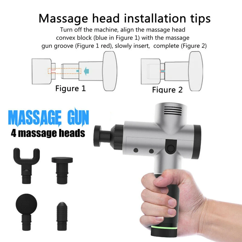 Deep Muscle Massage Gun Relaxation Massage Gun Yoga Fitness Aid Massager Impact Gun Electric HighQulity Stimulator Free Shipping