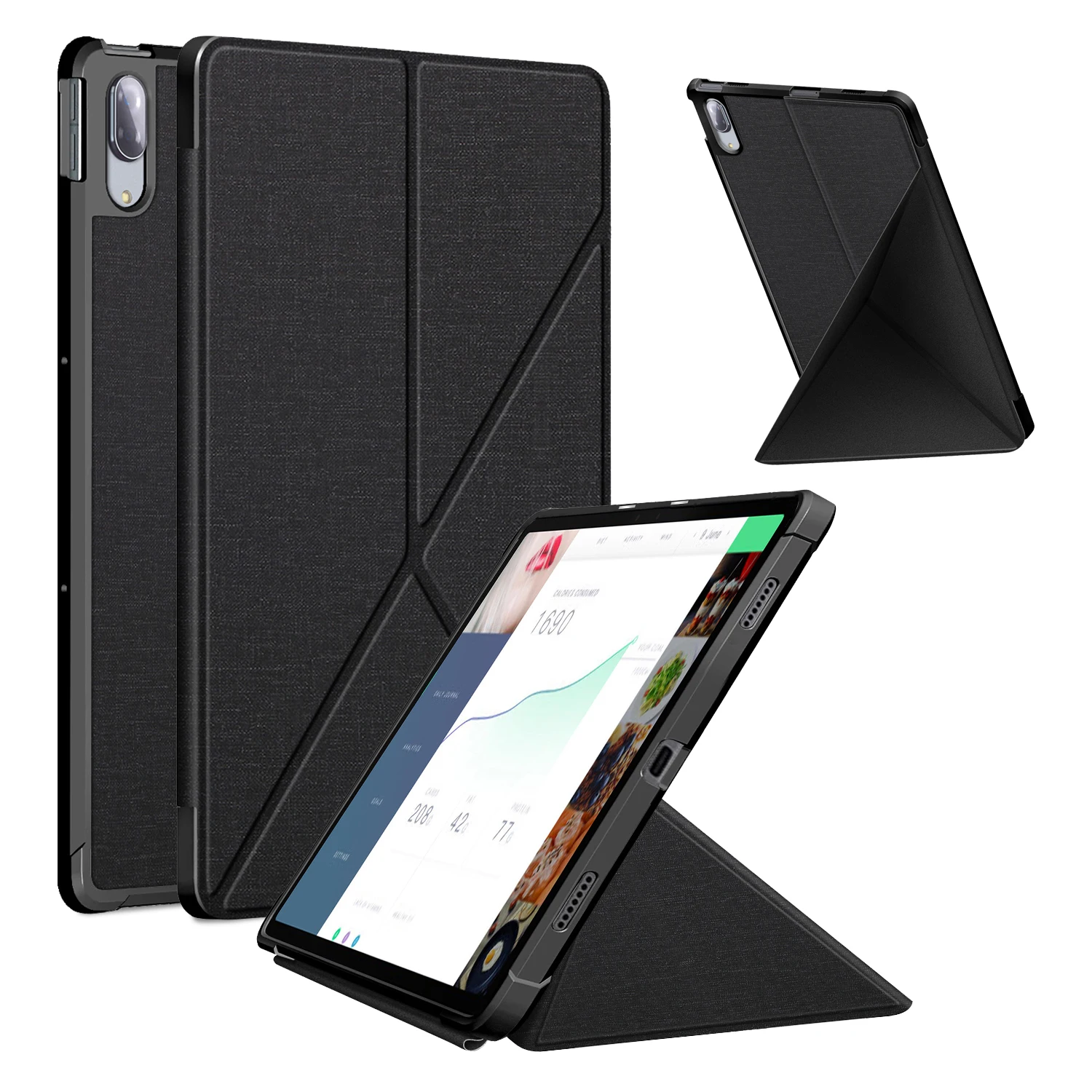 Funda de papiroflexia para Lenovo Tab P11 Pro, TB-J706F y Lenovo Tab P11, TB-J606F, magnética, inteligente
