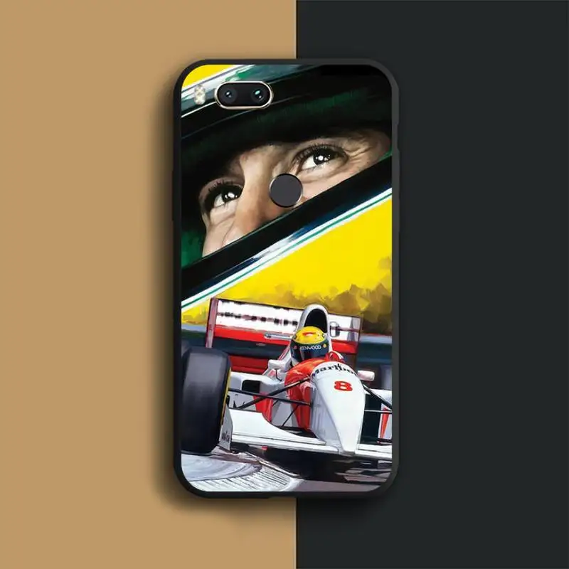 phone cases for xiaomi Ayrton Senna Ốp Lưng Điện Thoại Xiaomi Redmi Note 8 9 Pro 7 8T 9A 9S K20 xiaomi leather case cosmos blue Cases For Xiaomi