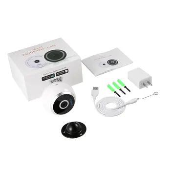 

960P Panorama WIFI HD Night Vision Mini Wireless Security Camera Panoramic Video Recorder Monitoring Surveillance Camera