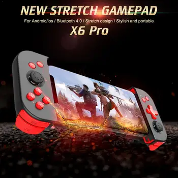 

Bluetooth Wireless Gamepad Red Warrior X6 Pro Joystick Mobile Phone Game Controller For Android Tv Box