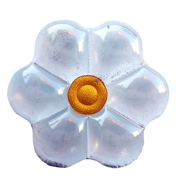 

1.6m Inflatable Flower Swimming Ring for Pool Float Mattress Swimming Pool Thickened PVC Summer Floating Ring Seat Toys