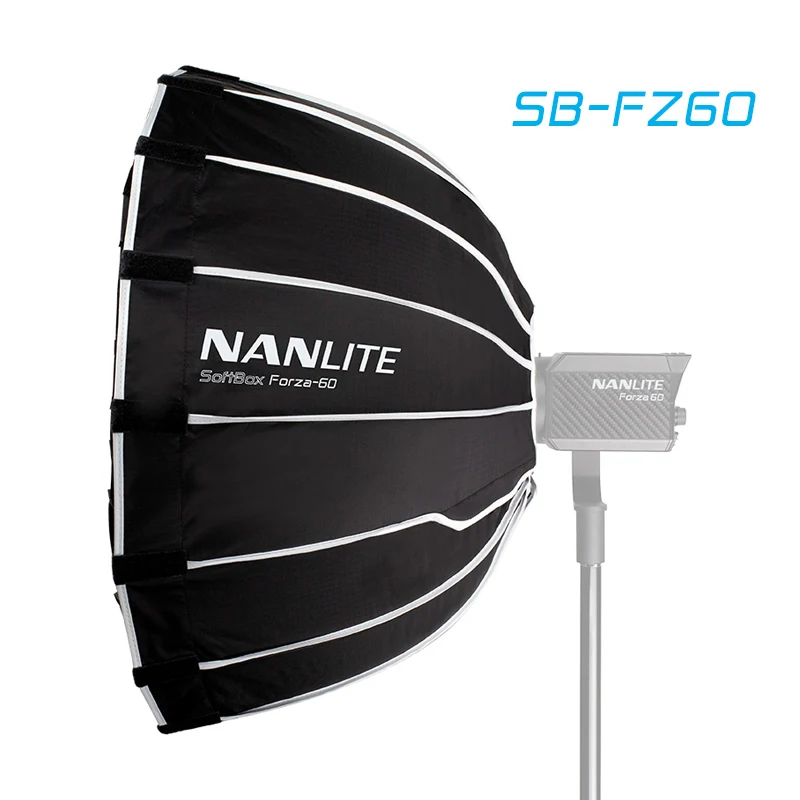 Nanguang SB-FZ60 60 см софтбокс для Forza60 светильник с зонтом в виде сотовой сетки Bowen Mount