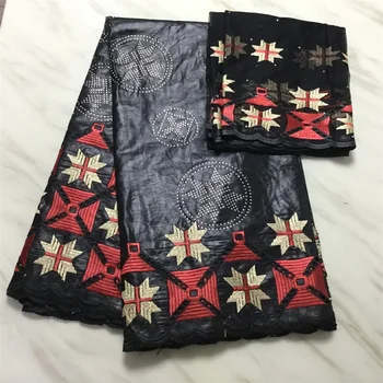 

bazin riche getzner high quality bazin brode getzner black and red embroidery bazin riche fabric