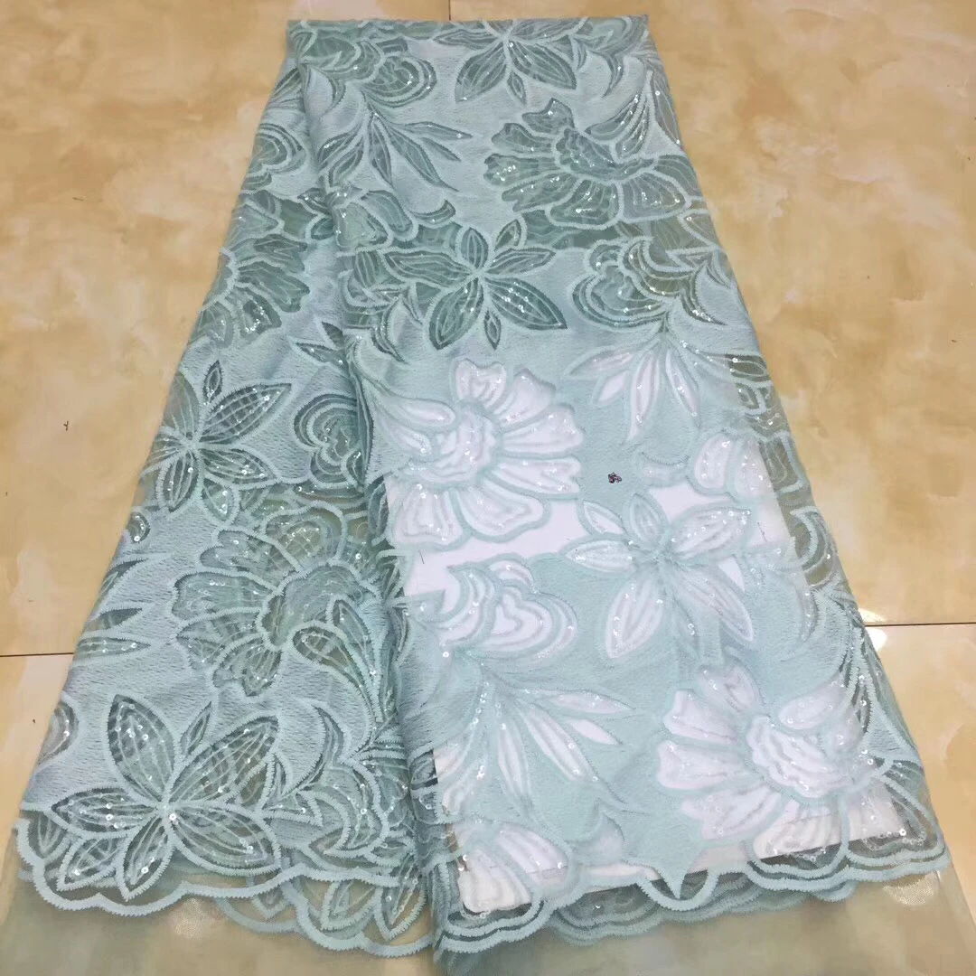 African Beaded 3D Tulle Lace Fabric 2020 French High Quality Nigerian Embroidery KH9027 | Дом и сад