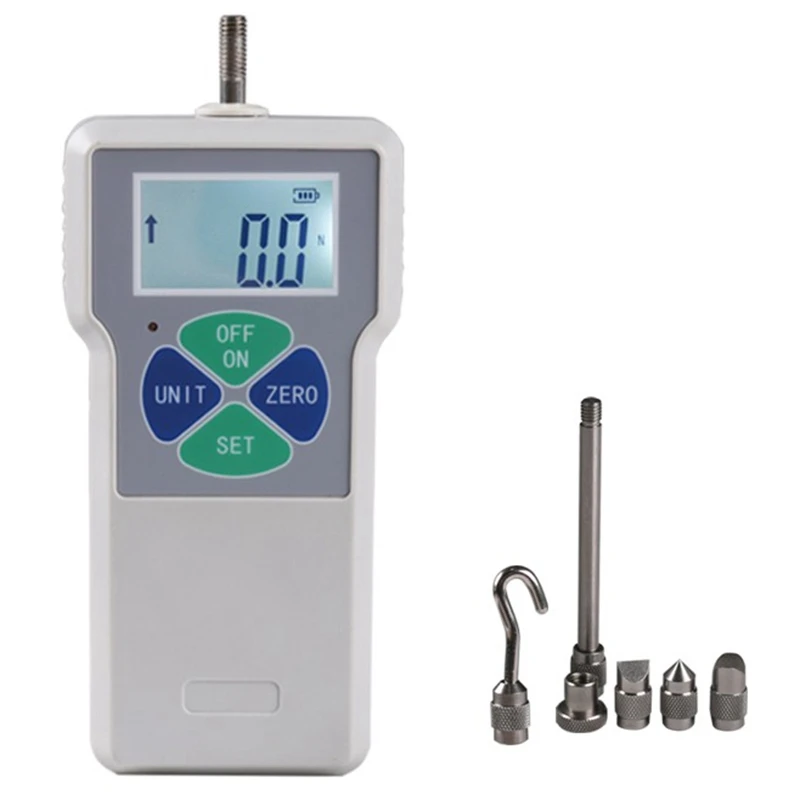 

TOP EU Plug,Digital Dynamometer Force Measuring Instruments Thrust Tester Digital Push Pull Force Gauge Tester Meter