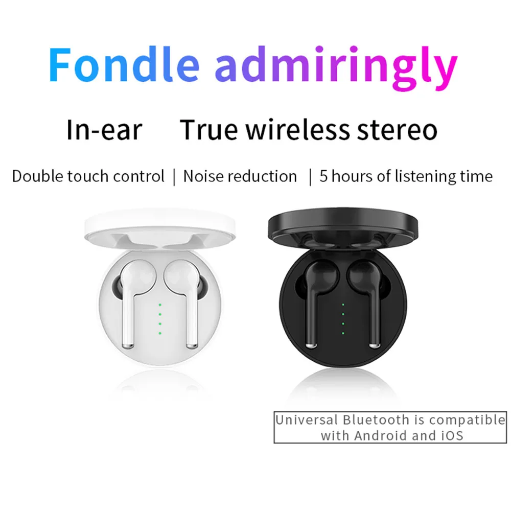 TW40, TWS, Bluetooth 5,0, наушники, беспроводные наушники, стерео, спортивные наушники, белый микрофон, гарнитура, игровая гарнитура, Рождество