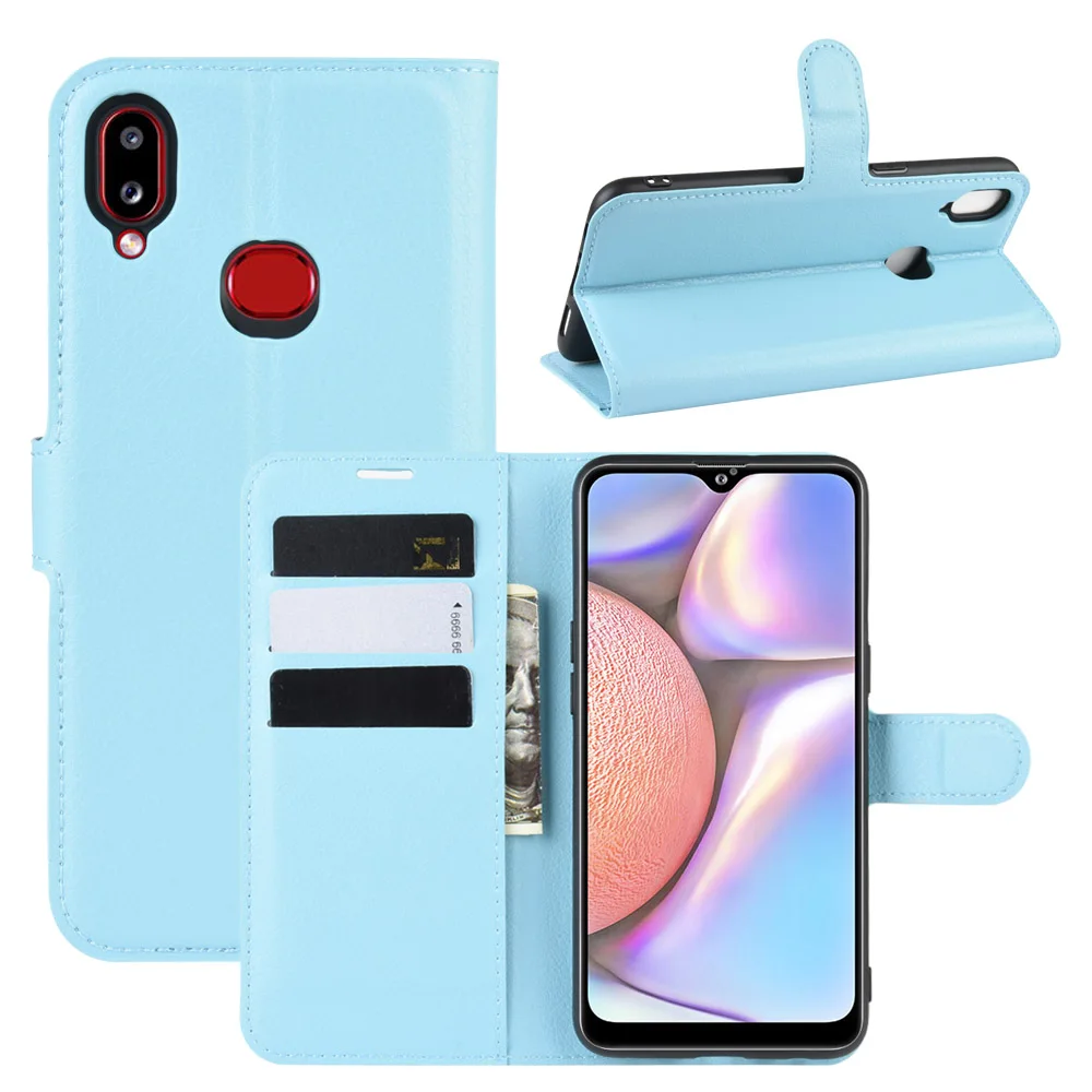 Для samsung Galaxy A10s чехол Кожаный чехол-портмоне держатель для телефона Coque черный чехол для книги samsung A10 S A107 A107F сумки