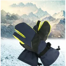 Новые мужские лыжные перчатки, перчатки для сноуборда, мотоциклетные зимние детские лыжные перчатки, ветрозащитные водонепроницаемые зимние перчатки унисекс