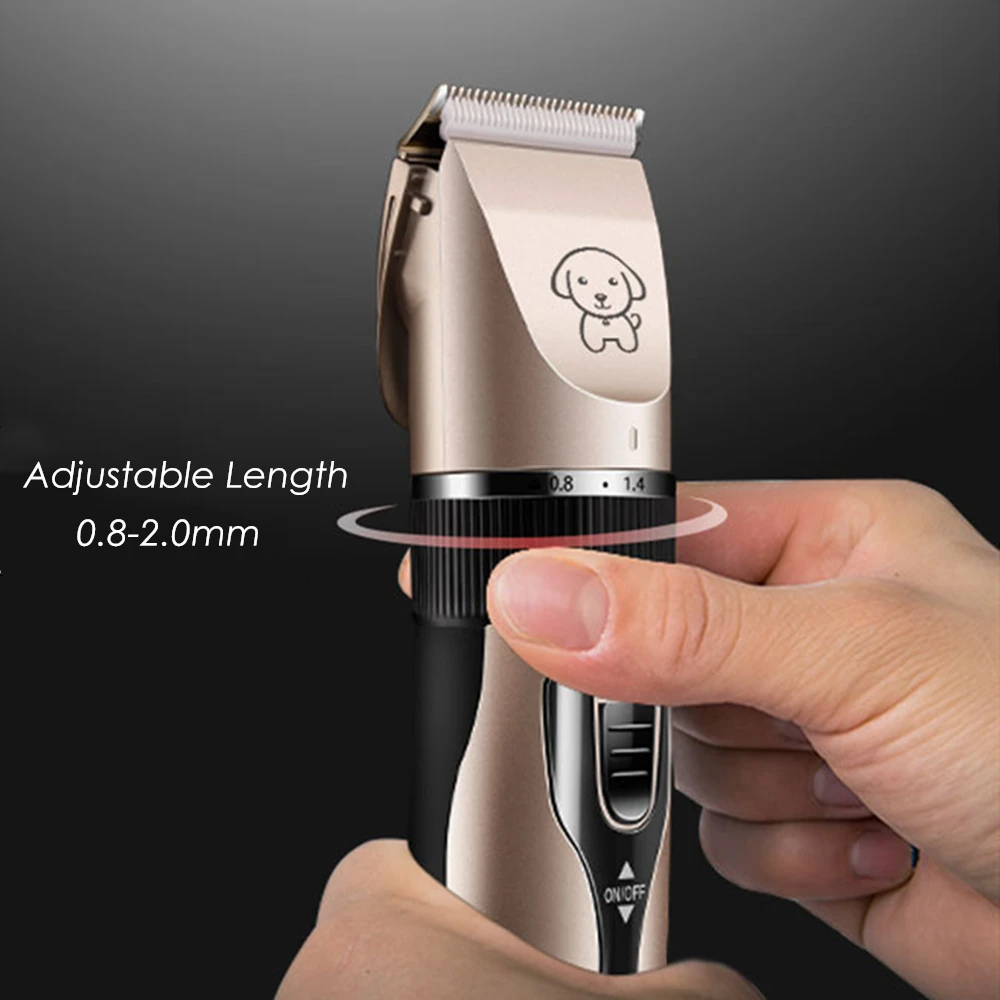 Pet Clipper Dog Hair Trimmer Pet Hair Trimmer Dog Clipper Professional Grooming Kit K5 Rechargeable Cat Dog Hair Trimmer Low-Noise Electric Pet Hair Clipper Shaver Set Haircut Machine