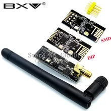 SMD GT-24 1 takım 2.4G 1100 metre uzun mesafe NRF24L01 + PA + LNA kablosuz alıcı-verici haberleşme modülleri anten