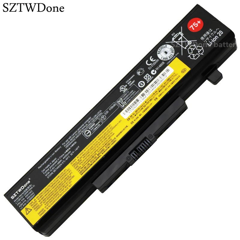 SZTWDone Аккумулятор для ноутбука lenovo B480 B485 B580 B590 V480 V580 G485 Y580 E530 E535 E430 E435 M595 E49 Z485 Z585 M490