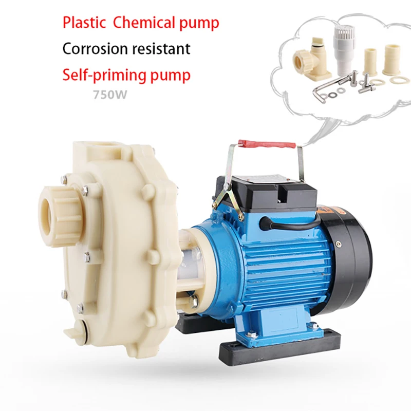 Corrosion-resistant Acid and alkali resistant Plastic Chemical pumps Seawater Centrifugal/Self priming Circulating pumps ac220v 50hz 9w circulating submersible pump vane pump centrifugal pump waterproof large flow 450 liters hour