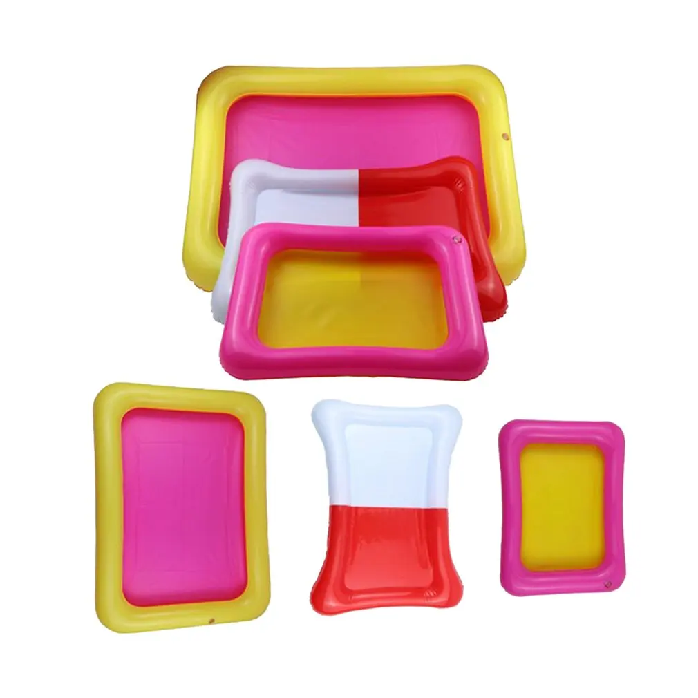 Надувная песочница замок переносной столик ПВХ песочница сенсорный ...