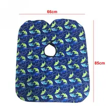 Рукав летучая мышь легко чистить Стрижка волос для детей антистатическое удобное парикмахерское покрытие фартук мягкий антипригарный салон мультфильм