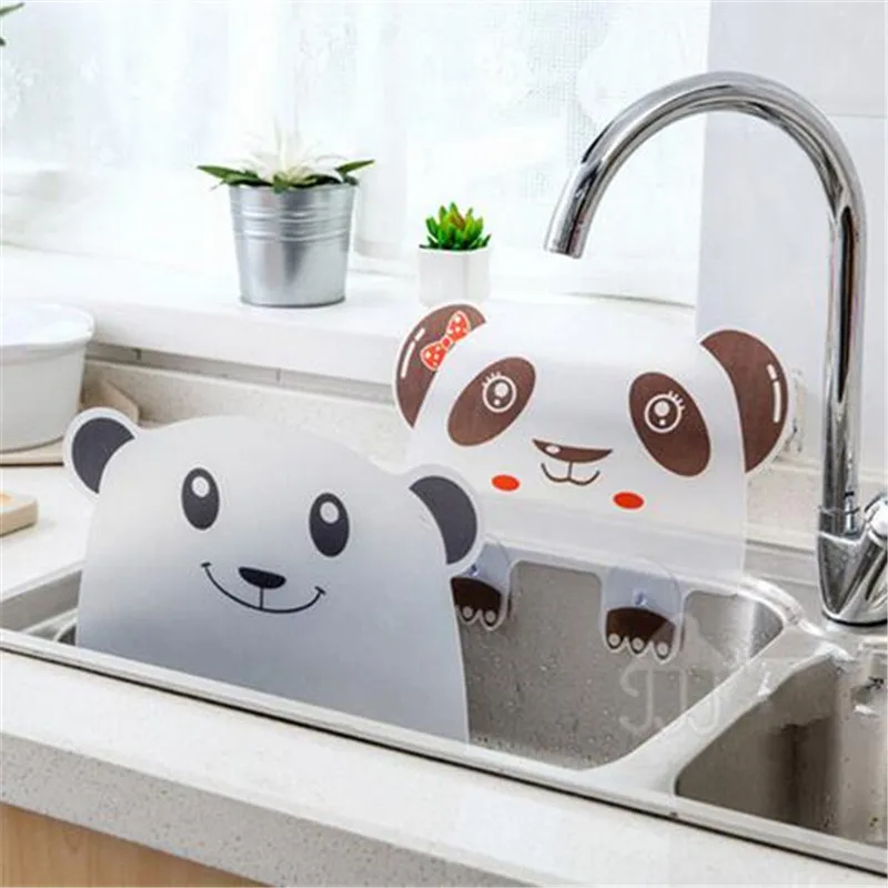 1 шт. креативный барьер для воды кухонный аксессуар защита от брызг милый медведь