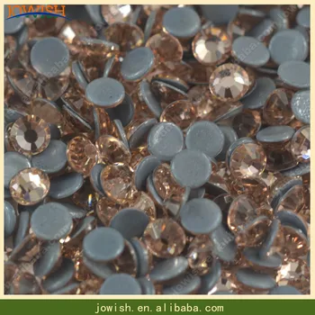 

DMC Lt Peach Strass SS6 to SS30 HotFix Rhinestone Flatback Glass with StrongeGlue Iron on Clothing Dress Decoration