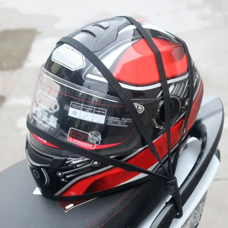 Excellent Motorcycle Helmet Strap Net Elastic Stretchy Rubber Luggage Rope Holder Cover For Cross-country Motorcycles Rope 1 Excellent Motorcycle Helmet Strap Net Elastic Stretchy Rubber Luggage Rope Holder Cover For Cross-country Motorcycles Rope 1
