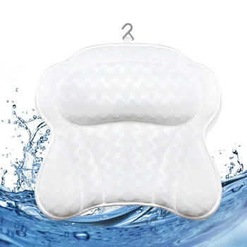 

3D Net Pattern Butterfly Shape Bath Pillow Quick Dry Bath Pillow Washable Unique Bathtub Pillow bath pillow butterfly shape