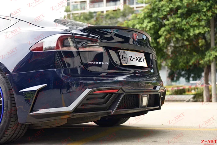 Z-ART модифицированный Комплект кузова для Tesla модель S 2013- тюнинг тела комплект для Tesla модель S аэродинамический Комплект кузова