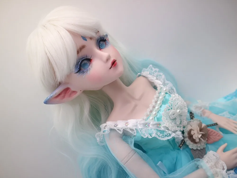 Индивидуальные BJD куклы эльф кукла DIY пластиковая кукла 24 шарнира шарнирная кукла 58 см