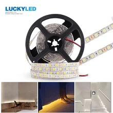 LUCKY светодиодный 5 м светодиодный 12 в водонепроницаемый SMD 2835 5050 60 светодиодный s/M лента светодиодный RGB лента гибкий светодиодный светильник