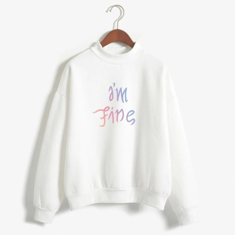 Kpop im fine унисекс Толстовка kpop jung kook толстовки осенне-зимняя Толстовка im fine KPOP Толстовка XL для повседневной носки в стиле Харадзюку