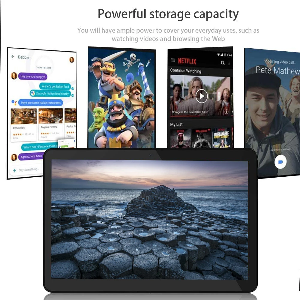 MT6762 10 дюймовый планшетный ПК 2 4G/5G Wi Fi глобальное Bluetooth смартфон Android 9 0 Octa Core 4
