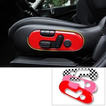 

Car interior seat adjustment panel decorative protective cover sticker For BMW MINICooper Countryman F60 car styling accessories