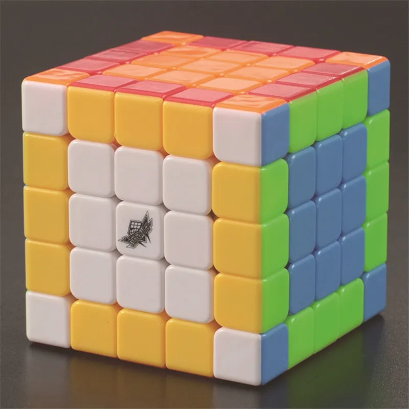 Бренд Cyclone Boys 5x5x5, волшебный кубик без наклеек/черный, профессиональный вызов, 5x5, скоростной кубик, игра-головоломка, кубики для детей, Подарочные игрушки