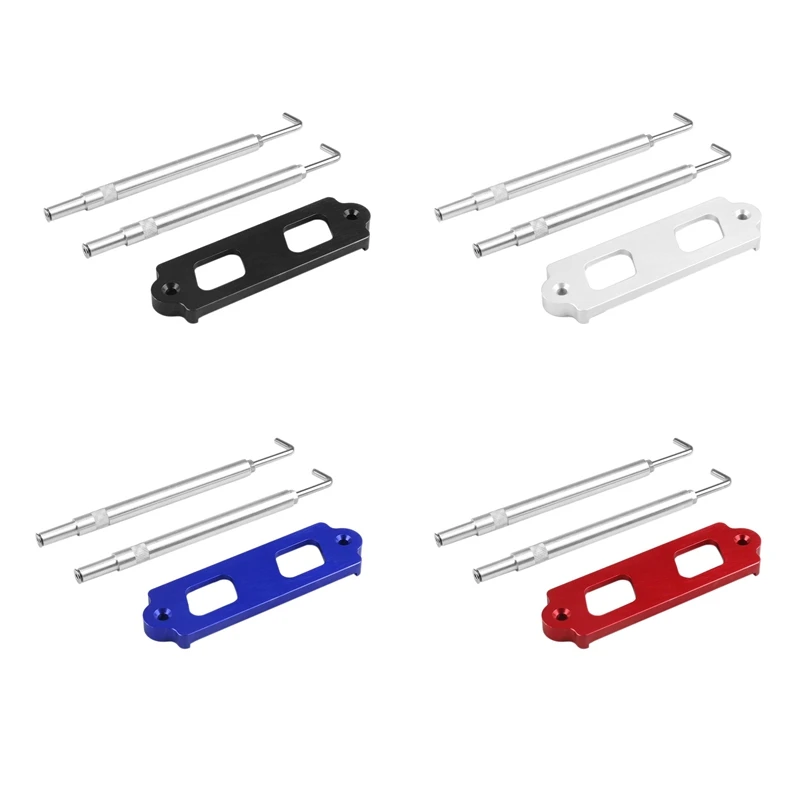 Battery Tie Down Kit Hold Down Rod with Tray Hooks for Civic/CRX S2000