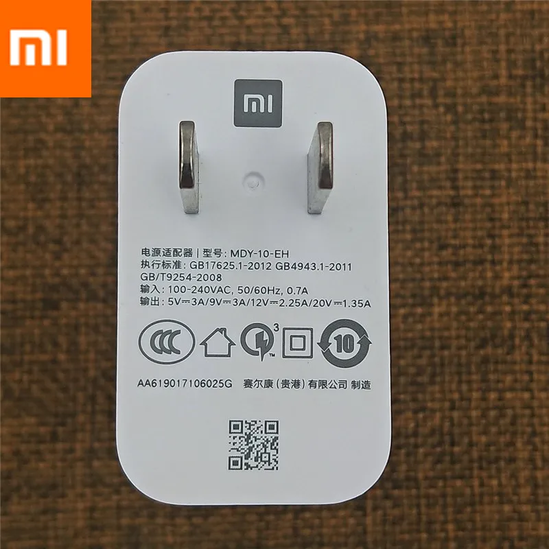 Xiao mi 27 Вт быстрое зарядное устройство QC 4,0 турбо Зарядка адаптер питания usb C для mi 9 8 SE 9T CC9 A2 A1 mi X 3 2 Red mi note 7 K20 pro