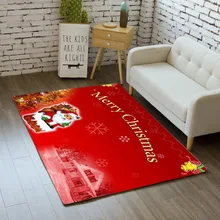 Merry Рождественский коврик ковер мультфильм спальня коврик для детских игр Мягкий Нескользящий Санта Клаус области коврики прикроватные коврики для гостиной
