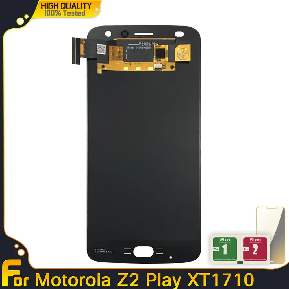 ЖК дисплей для Motorola Moto Z2 Play XT1710 01/07/08/10 сенсорный экран дигитайзер в сборе запасные