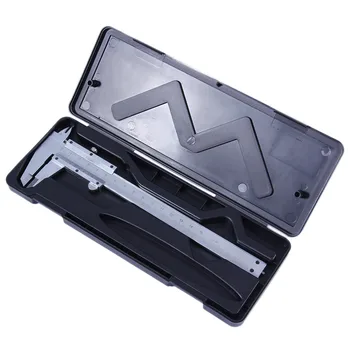 

Practical Vernier Caliper 6" 0-150mm/0.02mm Metal Carbon Steel Calipers Gauge Micrometer Measuring Tools New Version