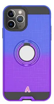 A Для Galaxy Note10 S10 A10S A20S A10 автомобильный держатель металлическое Крепление в виде кольца на палец Чехол Жесткий PC+ TPU противоударный Гибридный защитный чехол 1 шт - Цвет: A