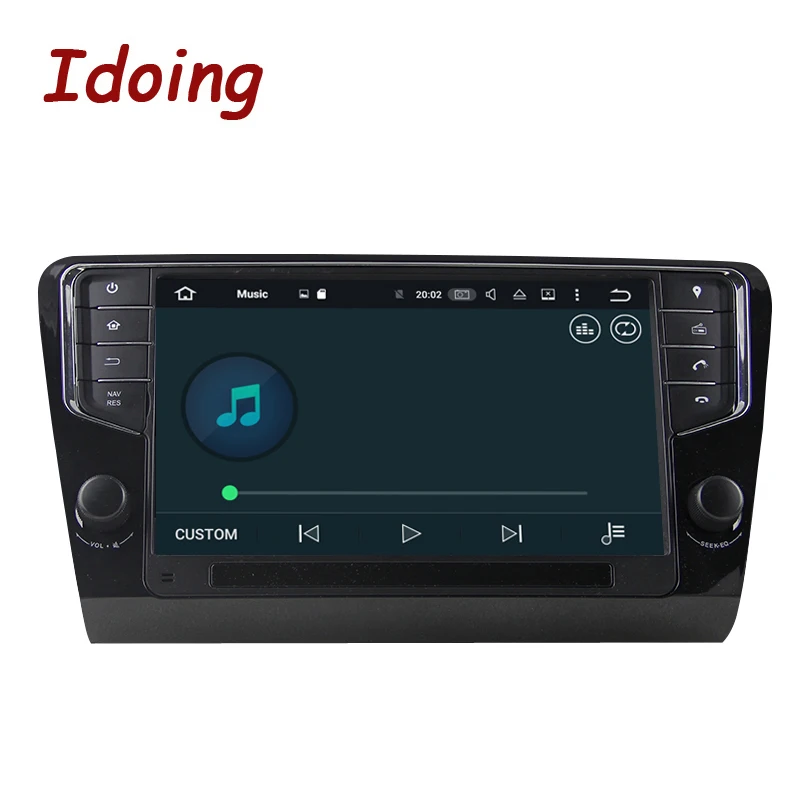 Idoing 2 ГБ + 16 г 9 дюймов руль Android7.1 для Skoda Octavia 2016 автомобильный мультимедийный плеер