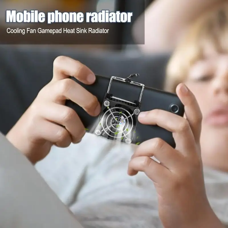 

Universal Portable Mobile Phone Cooler USB Cooling Fan Gamepad Heat Sink Radiator Game Controller Silent Controller Radiator
