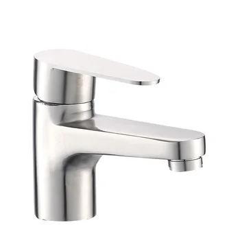 

304 stainless steel hot and cold basin faucet