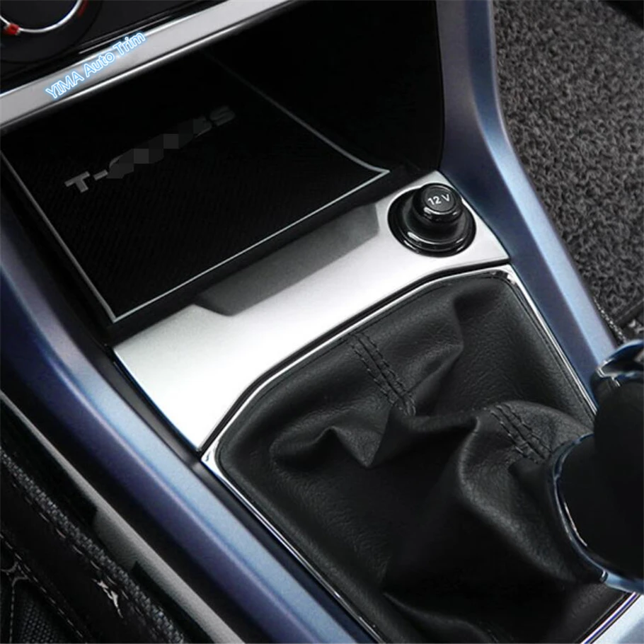 Window Switch Button / Head Light Adjust / Glove Storage Box Handle Buckle Cover Trim Fit For VW Volkswagen T-Cross 2019 - 2021